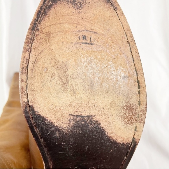 Golden Goose Pony Tall Leather Distressed Riding Boots - Picture 12 of 15